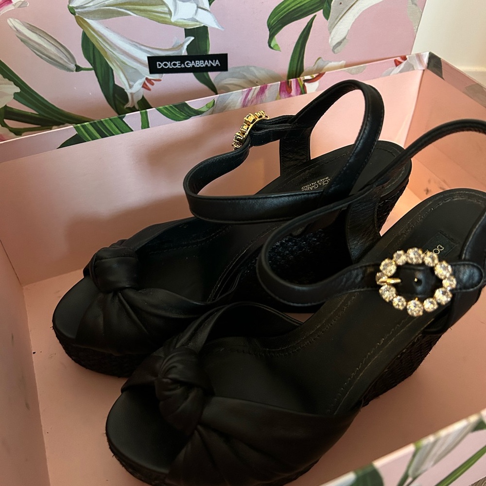 Dolce & Gabbana Wedge Sandals